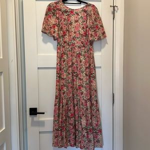 & other stories floral maxi dress